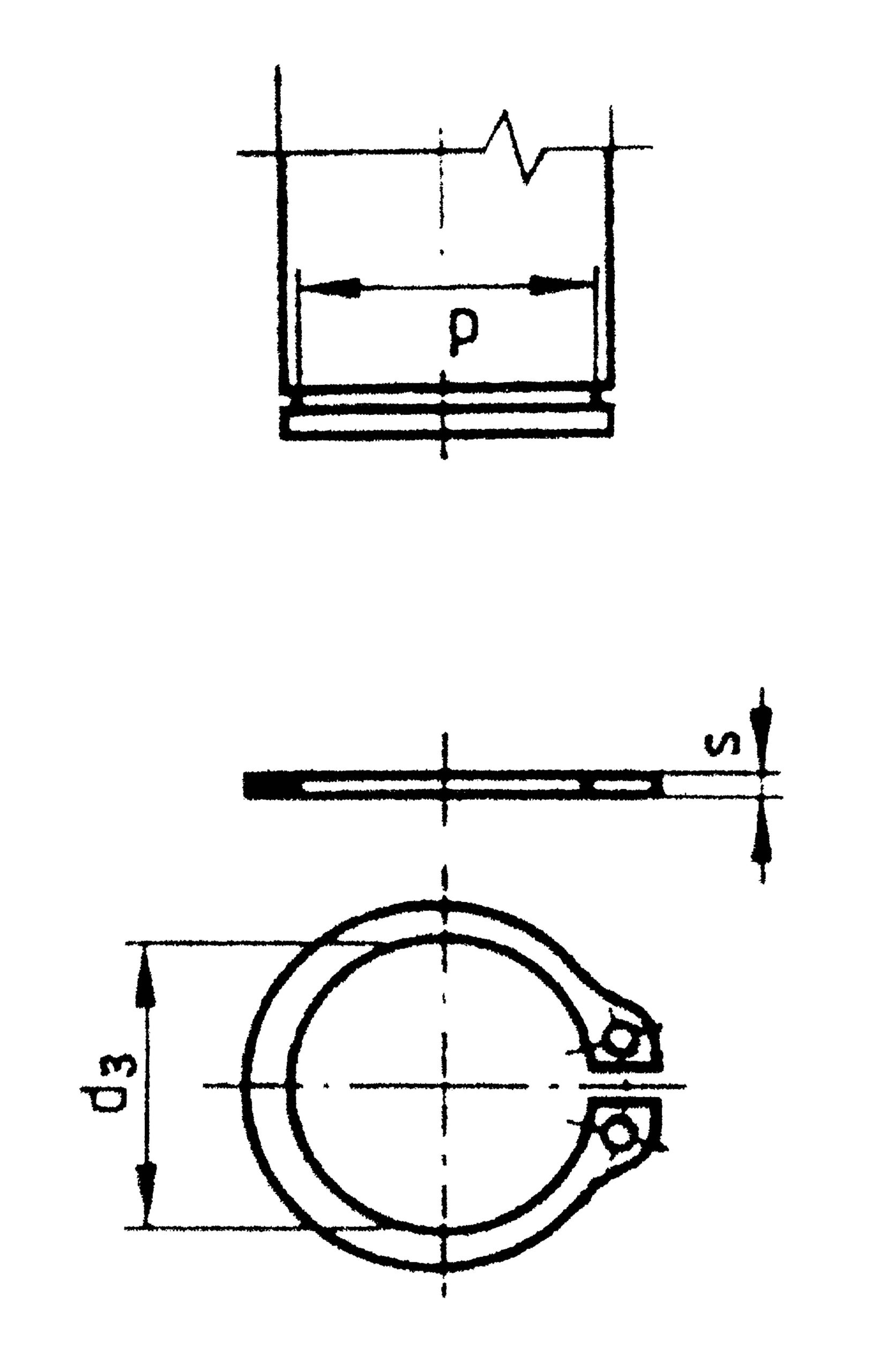 Pieścień Segera Toolcraft 194748, O = 8,4 x 9 mm, 1 mm, DIN 471, 100 szt. - obrazek 1