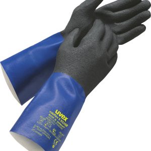 uvex 6055709 rubiflex S XG35B Rękawice odporne na chemikalia Rozmiar rękawic: 9 EN 388:2016, EN 374-1:2016/ Typ A, EN 40