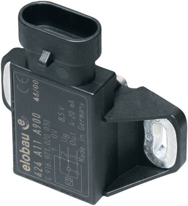 Czujnik wychylenia Elobau 424A10A120 analogowe zasilanie AMP Superseal