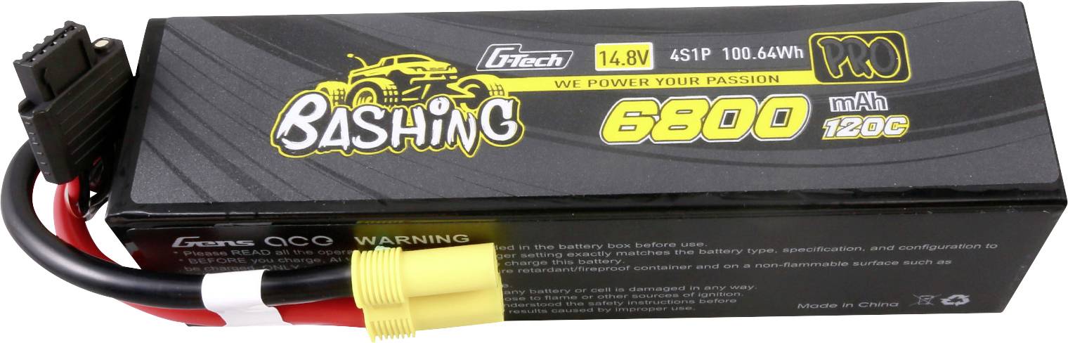 Gens ace Pakiet akumulatorów (LiPo) 14.8 V 6800 mAh Hardcase EC5 - obrazek 1