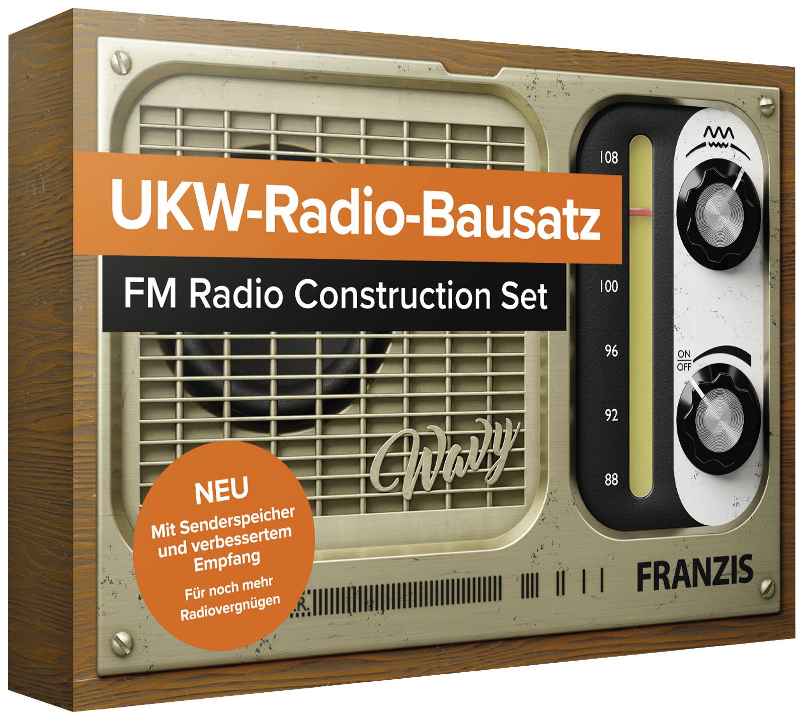 Radio retro fale metrowe (VHF) FRANZIS 67226-1 Od 14 lat Połaczenia wtykane - obrazek 1