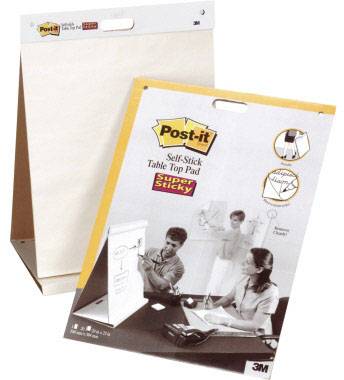 Post-it Super Sticky Meeting Chart Blok do flipchartu Ilość arkuszy: 20 gładki 508 mm x 584 mm biały