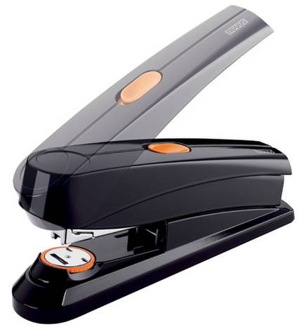 Novus Office B8FC 020-1673 Zszywacz płaski czarny Wydajność zszywania: 50 ark. (80 g/m²) - obrazek 1