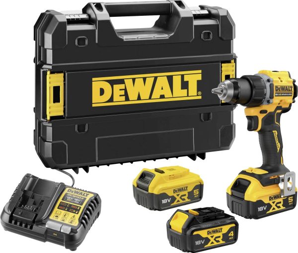 Wiertarko-wkrętarka akumulatorowa DEWALT DCD794P2T-QW+DCB182-XJ 18 V 5 Ah