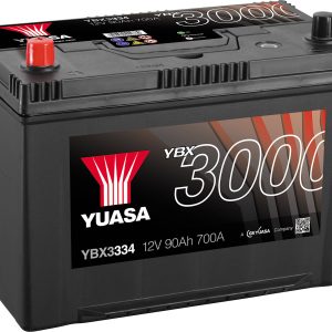 Yuasa SMF YBX3334 Akumulator samochodowy 90 Ah Połączenie biegunów: T1 Yuasa SMF YBX3334 Akumulator samochodowy 90 Ah Połączenie biegunów: T1