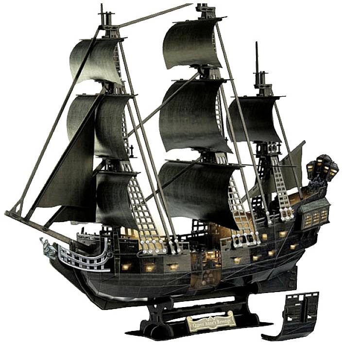 Puzzle 3D Czarna Perła LED Edition 00155 Black Pearl LED Edition 1 szt. - obrazek 1