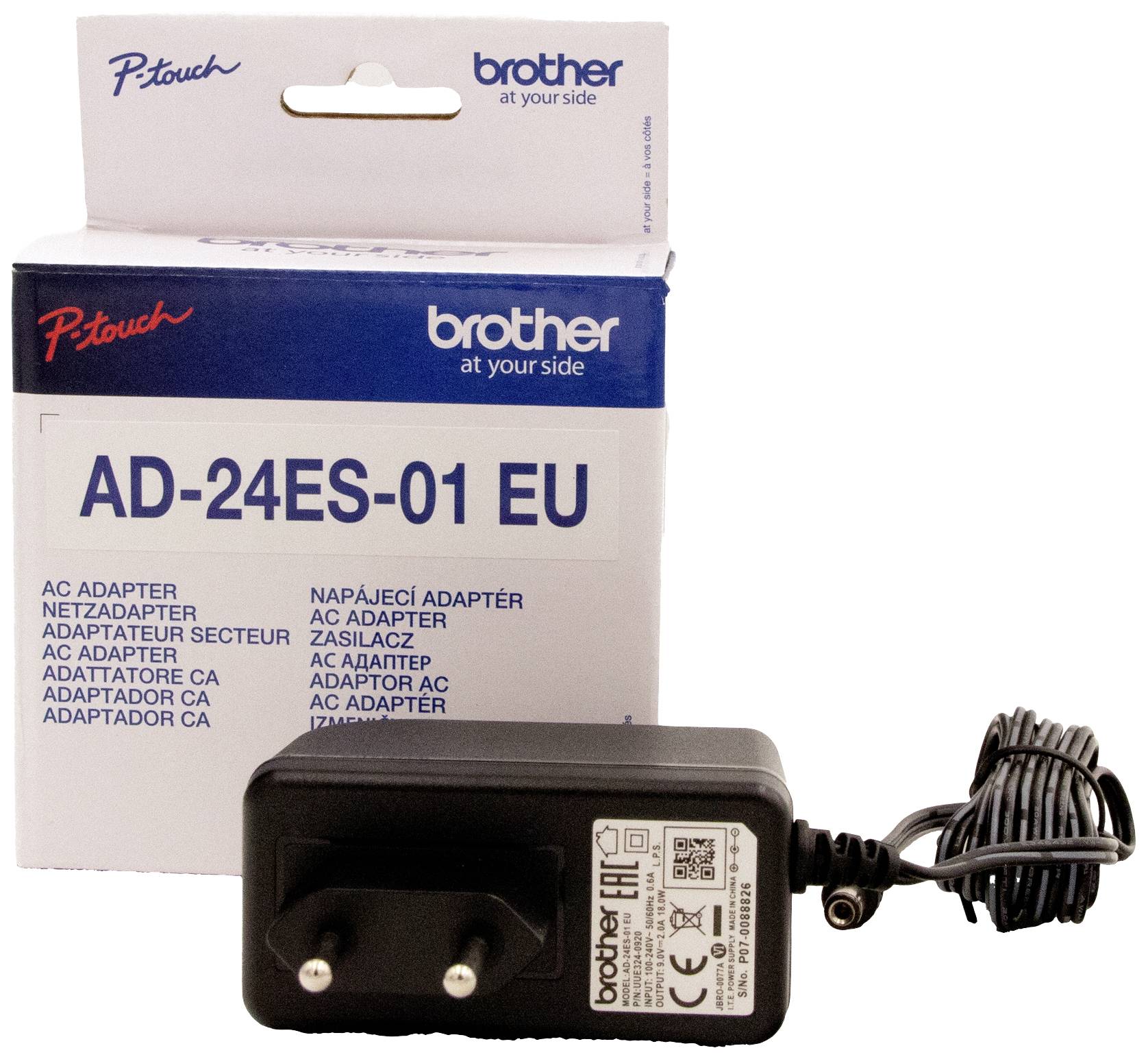 Brother AD24ESEU AD-24ES-01 EU Zasilacz do drukarki etykiet - obrazek 1