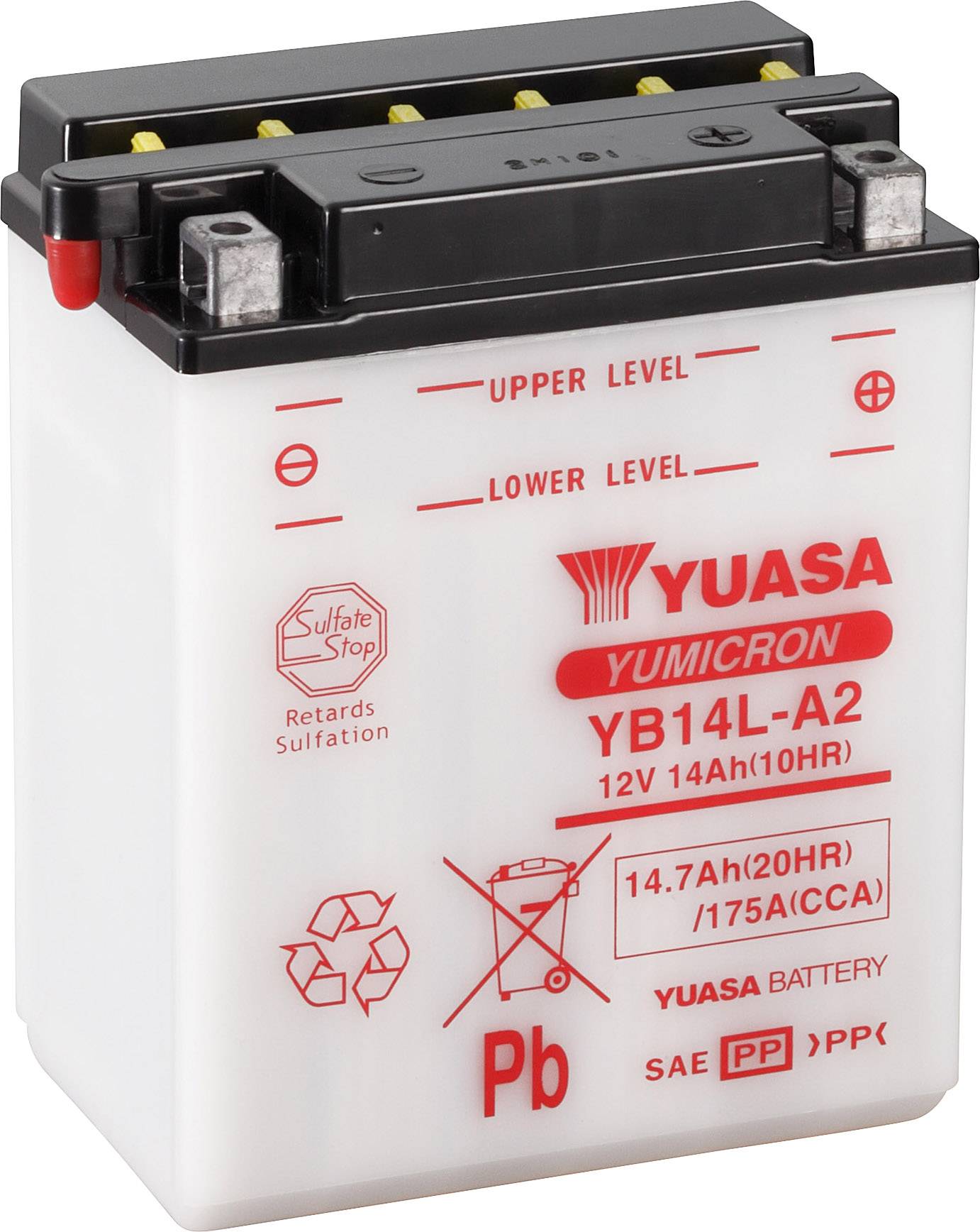 Akumulator motocyklowy Yuasa YB14L-A2 12 V 14 Ah N/A - obrazek 1