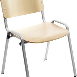 Rocada Krzesło dla gości 974VE szary, drewno (jasny) R974182 4 szt. Rocada Krzesło dla gości 974VE szary, drewno (jasny) R974182 4 szt.
