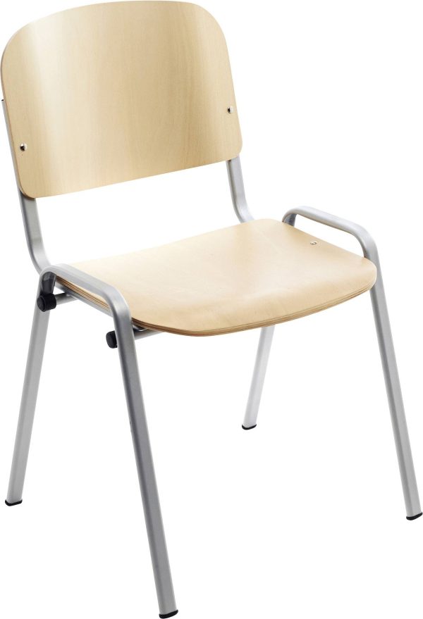 Rocada Krzesło dla gości 974VE szary, drewno (jasny) R974182 4 szt.