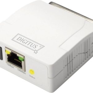 Sieciowy serwer wydruku Digitus DN-13001-1 LAN (10/100 MBit/s), równoległy (IEEE 1284) Sieciowy serwer wydruku Digitus DN-13001-1 LAN (10/100 MBit/s), równoległy (IEEE 1284)