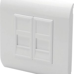 Digitus DN-93802 Uchwyt keystone 2-krotny biały Digitus DN-93802 Uchwyt keystone 2-krotny biały