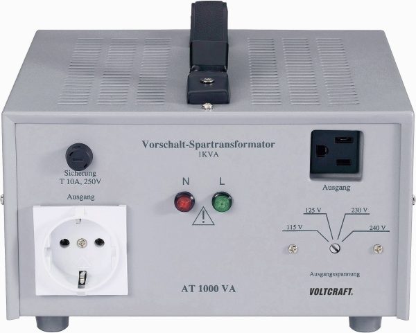 Transformator zwiększający napięcie VOLTCRAFT AT-1500 NV, 115 – 240 V, 1500 W