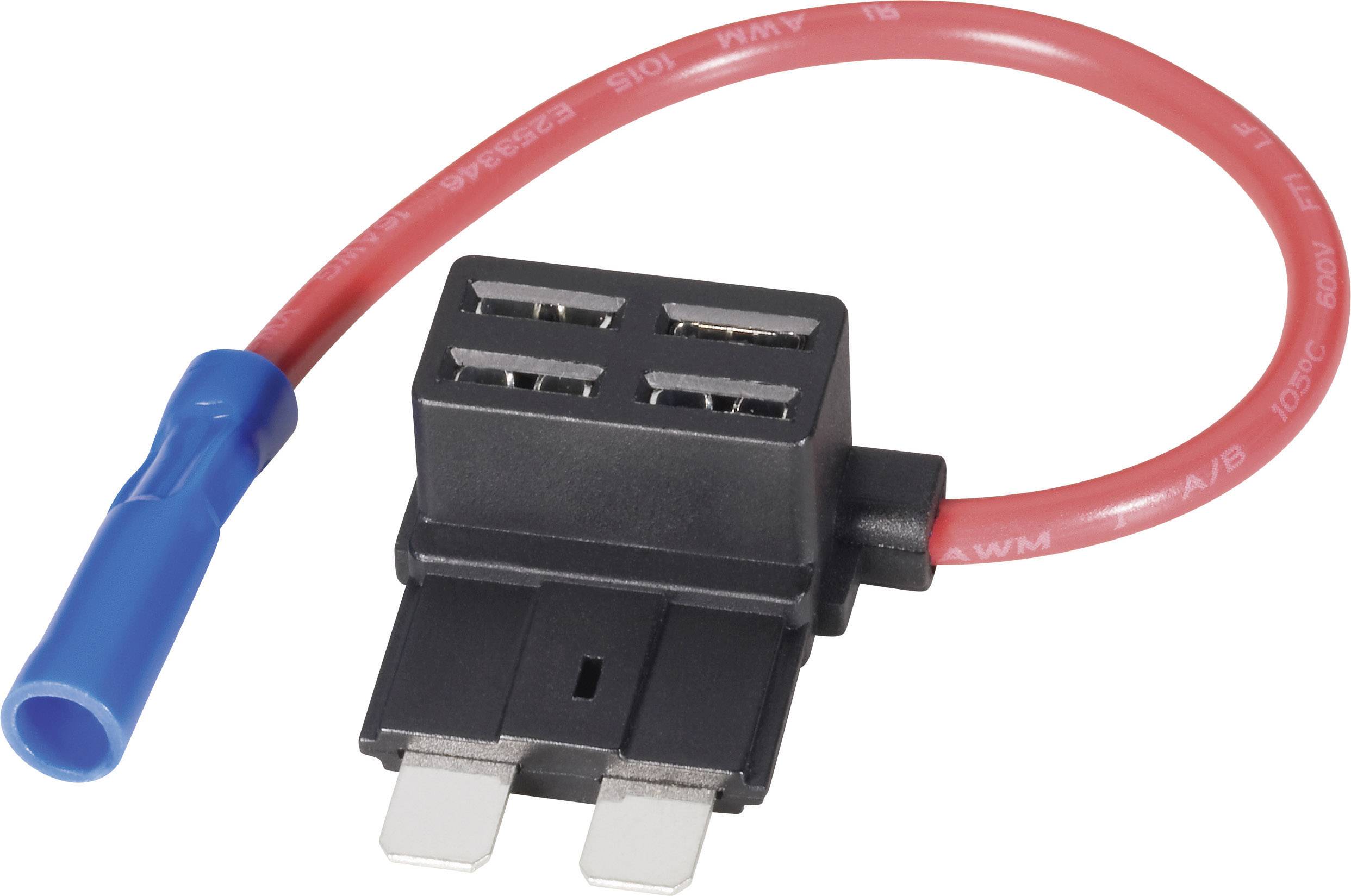 Adapter bezpiecznika płaskiego TRU COMPONENTS TC-10091228, 1 szt. - obrazek 1