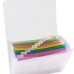 Torba z kieszeniami Soennecken 370682300 DIN A4 Ilość przegródek:13 półprzezroczysty 1 szt.