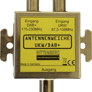 Wittenberg Antennen UKW & DAB+ Rozdzielacz (Splitter) antenowy UKW, DAB+ Wittenberg Antennen UKW & DAB+ Rozdzielacz (Splitter) antenowy UKW, DAB+