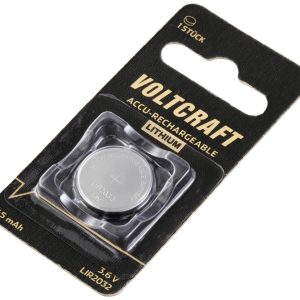 Akumulator guzikowy VOLTCRAFT LIR2032 LIR 2032 litowe 45 mAh 3.6 V 1 szt. Akumulator guzikowy VOLTCRAFT LIR2032 LIR 2032 litowe 45 mAh 3.6 V 1 szt.