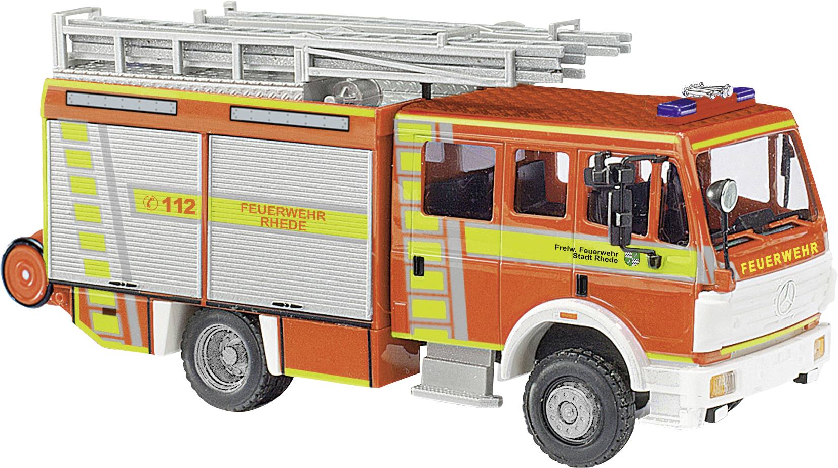Busch 43820 H0 Model pojazdu uprzywilejowanego Mercedes Benz MK 94 1224 FW Rhede - obrazek 1