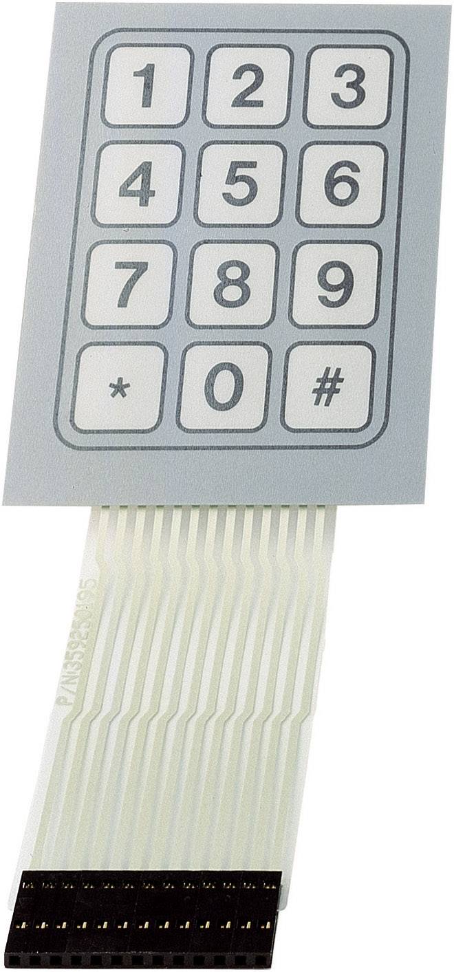 Klawiatura foliowa klawiatura Matrix 3 x 4 SU709930 1 szt. - obrazek 1