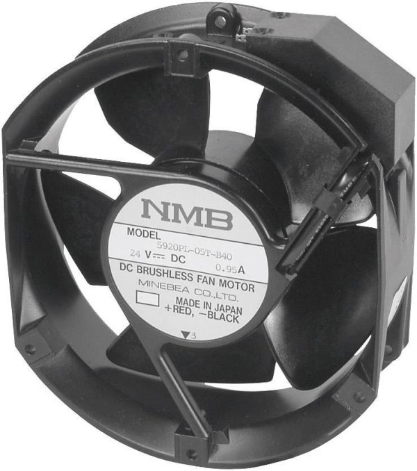 Wentylator osiowy NMB Minebea 5915PC-23T-B30, 230 V/AC, 300 m³/h, (D x S x W) 172 x 150 x 38 mm