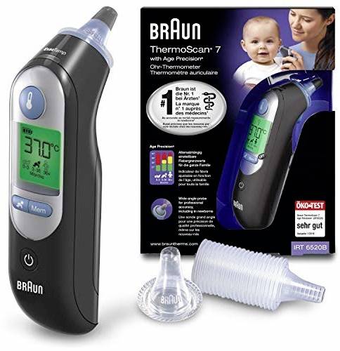 Termometr lekarski na podczerwień Braun ThermoScan 7 IRT6520BK, 1 szt. - obrazek 1