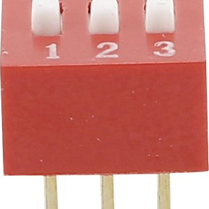 Przełącznik DIP Conrad DS- 03, 3 x On / Off, 3-Pin Przełącznik DIP Conrad DS- 03, 3 x On / Off, 3-Pin