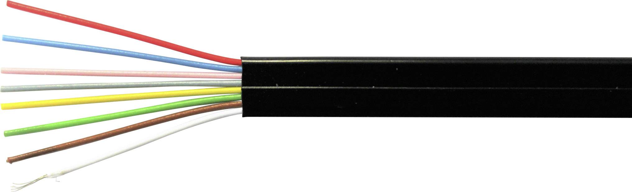 Kash 70I024 Kabel telefoniczny LiYY 8 x 0.12 mm² czarny Produkty w metrach bieżących - obrazek 1