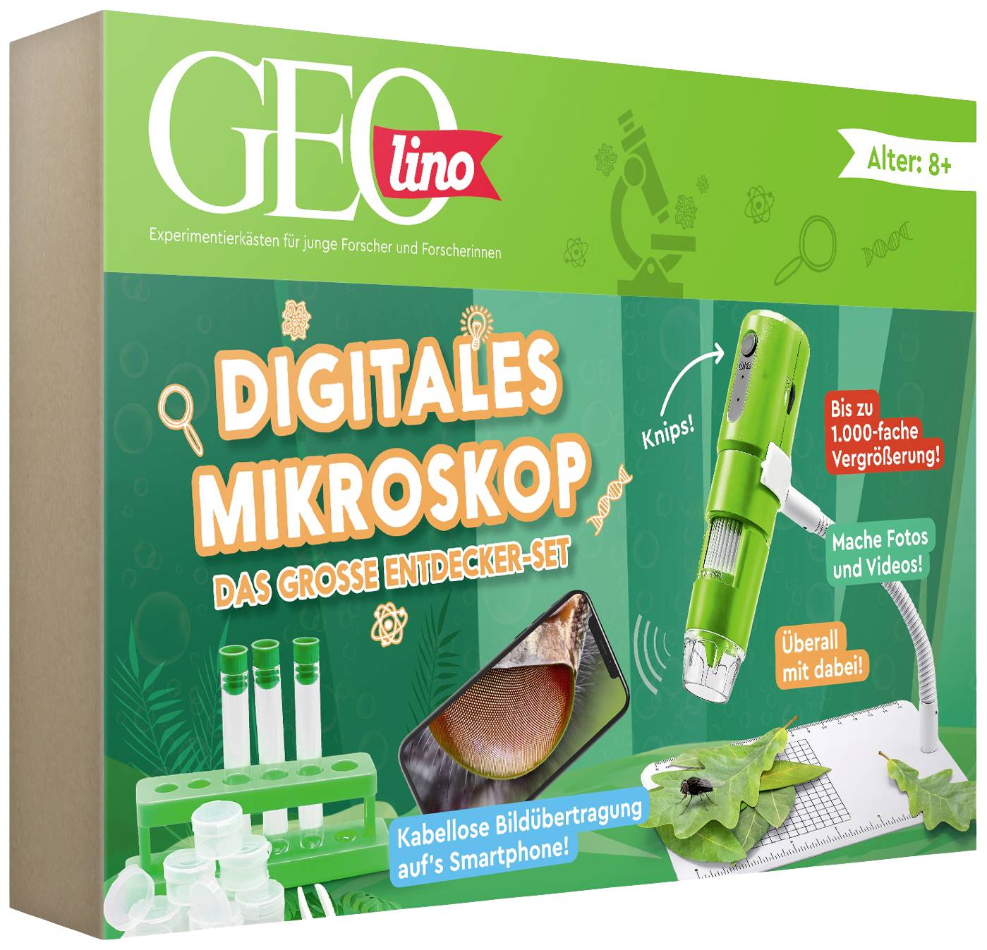 Zestaw przygodowy FRANZIS GEOLINO Das digitale Mikroskop 67184 Od 8 lat - obrazek 1