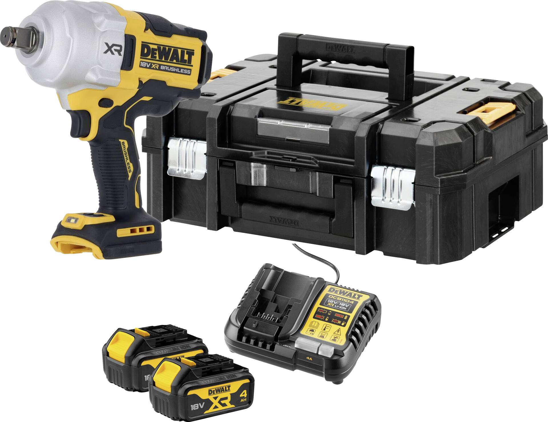 DEWALT DCF964NT-XJ+DCB1104M2-QW Wkrętarka udarowa akumulatorowa 18 V - obrazek 1