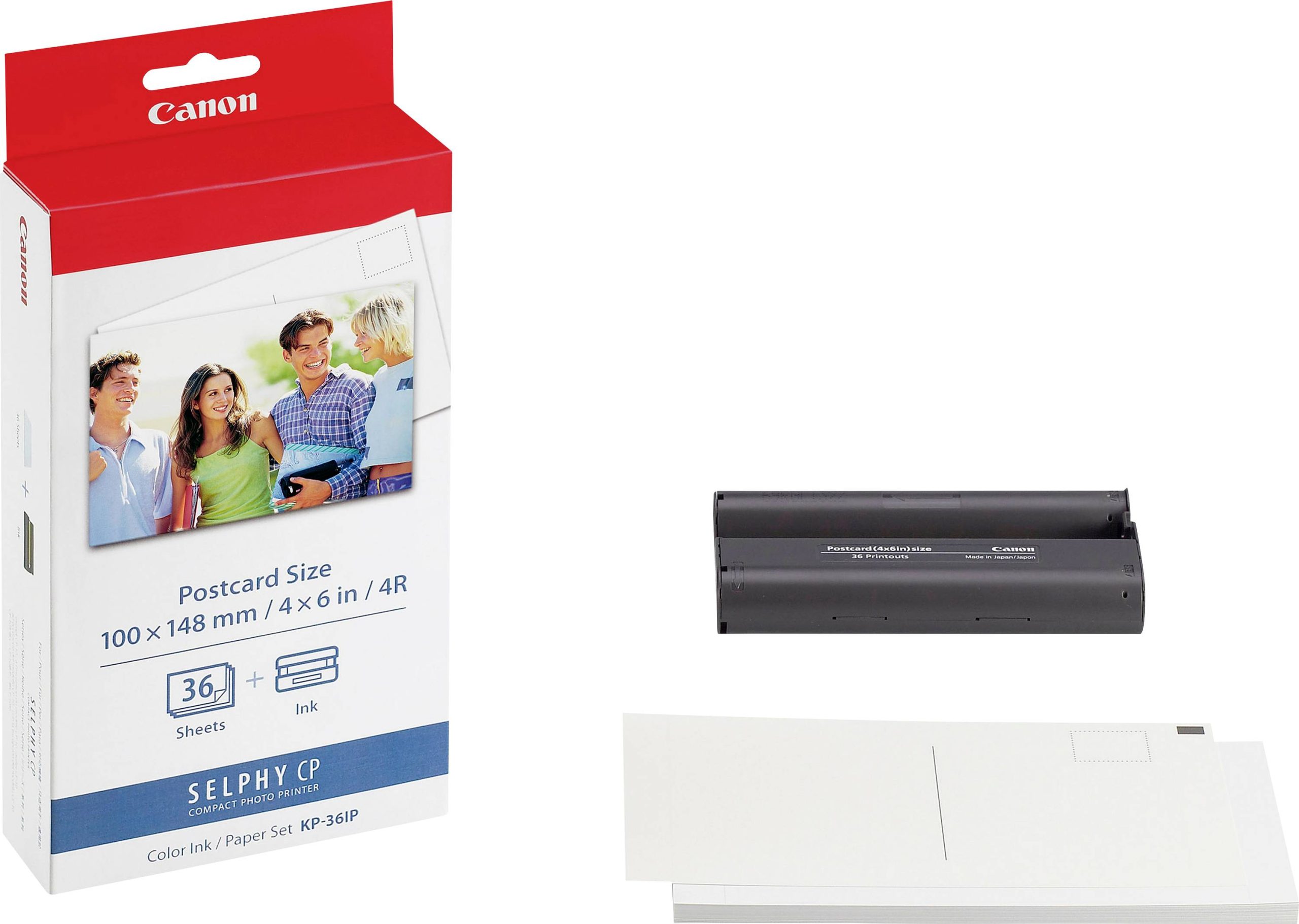 Zestaw papieru fotograficznego do drukarek Canon Photo Pack KP 36IP Selphy CP - obrazek 1
