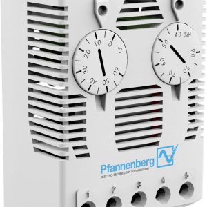 Pfannenberg Higrostat FLZ 610 HYGR. 230 AC 40-90% rF 230 V/AC 1 zestyk przełączny (D x S x W) 38 x 59 x 80.5 mm 1 szt.