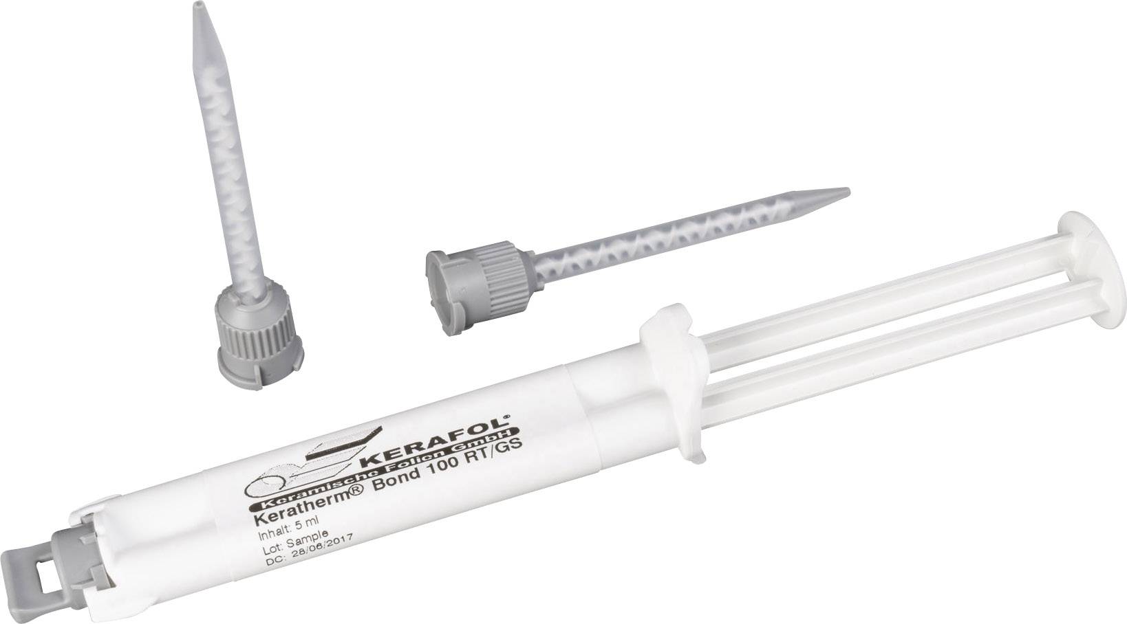 Kerafol Keratherm-Bond 100 RT Klej termoprzewodzący 1.5 W/mK 5 ml Maksymalna temperatura: +180 °C - obrazek 1