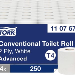 TORK Papier toaletowy T4-System 110767 biały Ilość warstw: 2 ark. 64 szt. TORK Papier toaletowy T4-System 110767 biały Ilość warstw: 2 ark. 64 szt.