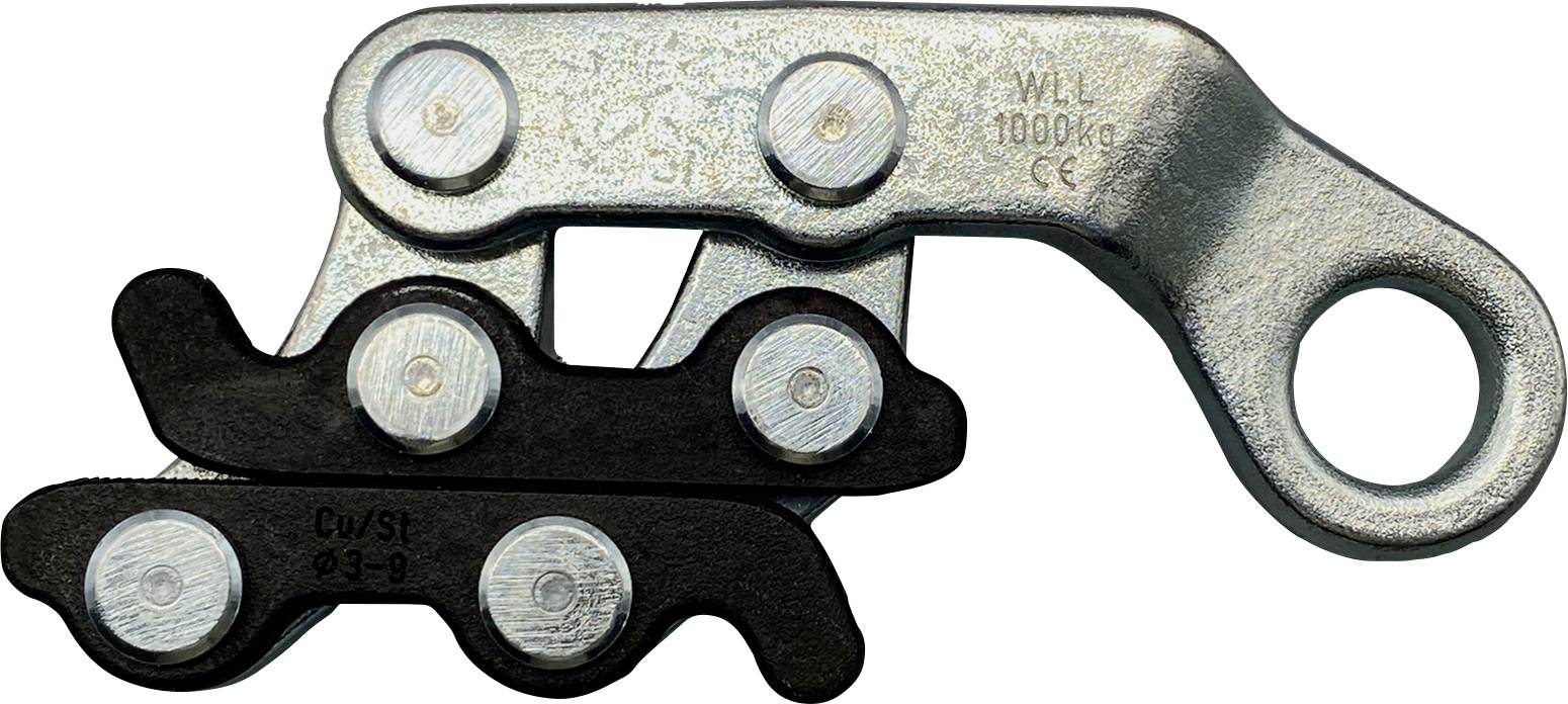 Berger & Schröter 12511 Uchwyt liny 3 mm stal cynkowany, oksydowany 1 szt. - obrazek 1