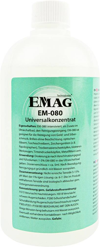 Płyn do myjek ultradźwiękowych Emag EM080, 500 ml