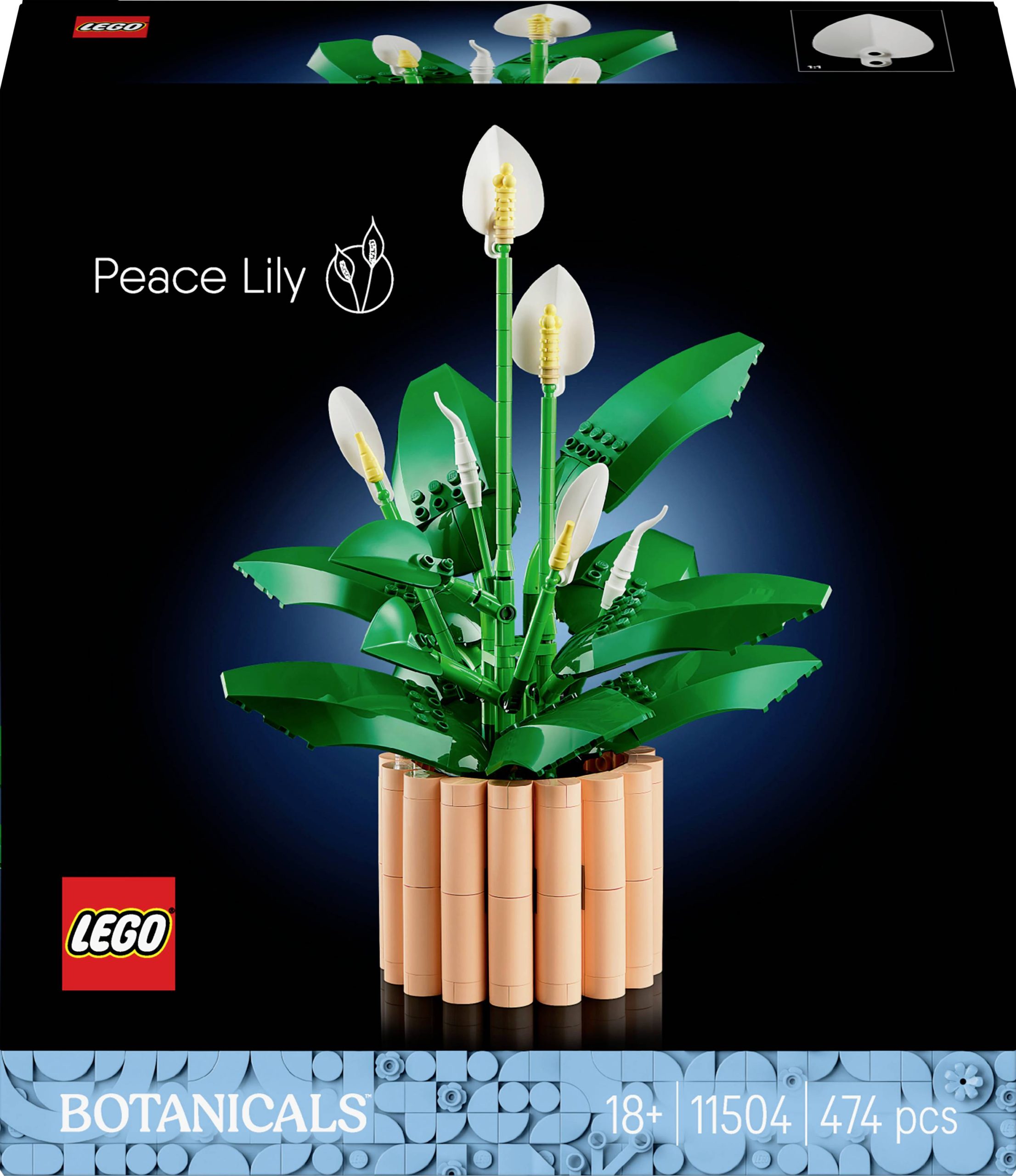 LEGO® ICONS™ 11504 LEGO - 11504 Botanicals Friedenslilie - obrazek 1