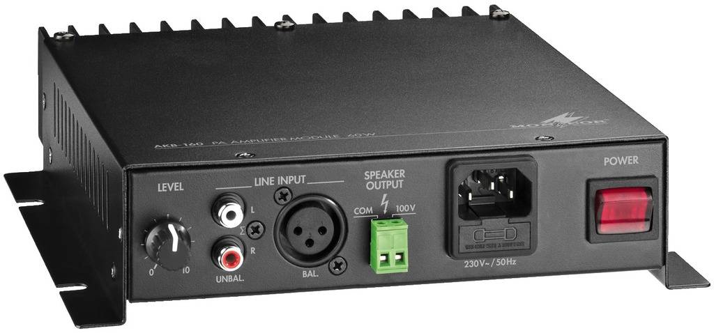 Monacor AKB-160 Moduł wzmacniacza do zabudowy 40 W - obrazek 1
