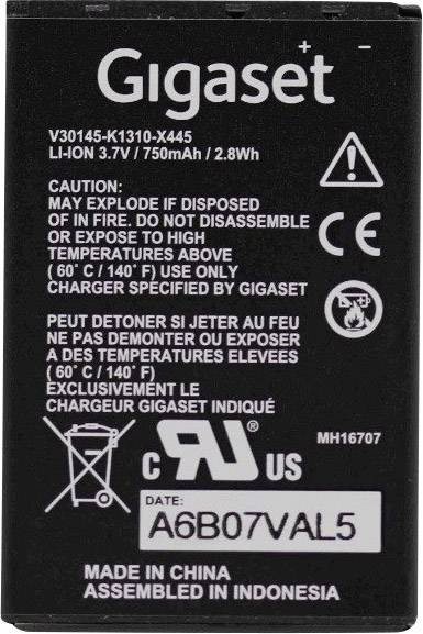 Gigaset Pro V30145-K1310-X445 Akku SL450HX/SL450/SL450A GO Bateria do ładowania bezprzewodowego Kompatybilność z markami - obrazek 1