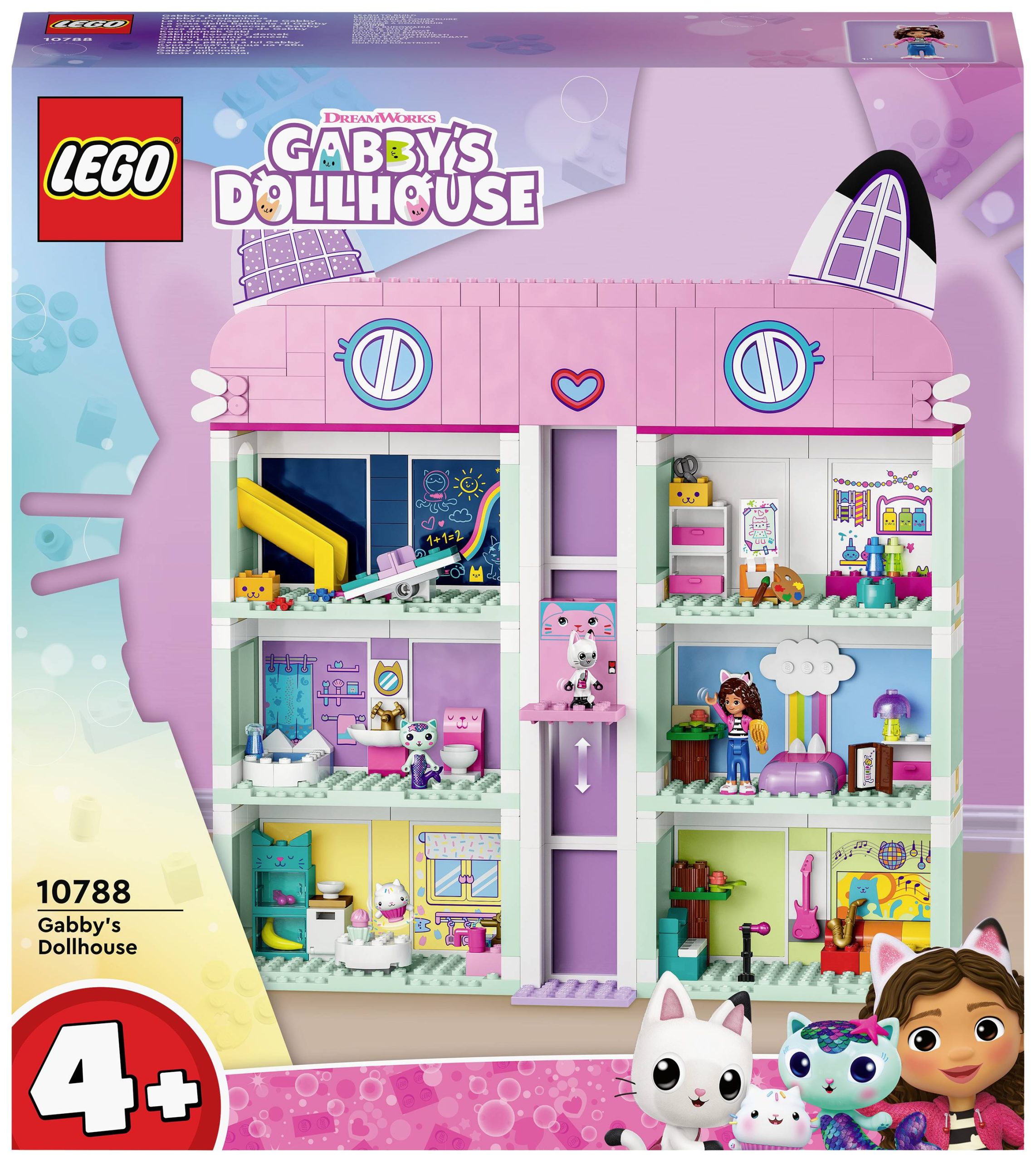 10788 LEGO® Gabby’s Dollhouse Domek dla lalek Gabby - obrazek 1