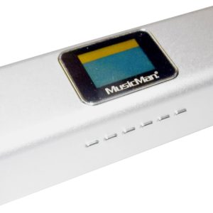 Głośnik przenośny z LCD Technaxx MusicMan MA, microSD, USB, AUX-IN, tuner FM, srebrny