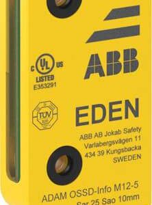 ABB Przekaźnik bezpieczeństwa Adam OSSD-Info M12-5 2TLA020051R5400 (D x S x W) 12 x 30 x 75.2 mm ABB Przekaźnik bezpieczeństwa Adam OSSD-Info M12-5 2TLA020051R5400 (D x S x W) 12 x 30 x 75.2 mm