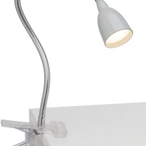 Brilliant Antony Lampa z zaciskiem EEK: F (A – G) LED wbudowany na stałe tytanowy Brilliant Antony Lampa z zaciskiem EEK: F (A – G) LED wbudowany na stałe tytanowy