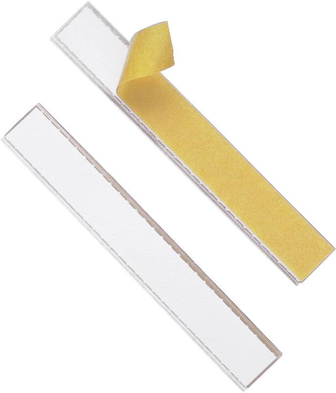 Okienko opisowe Durable 802019 (S x W) 200 mm x 20 mm z wymienną wkładką, z możliwością przycięcia na wymiar 10 szt. - obrazek 1