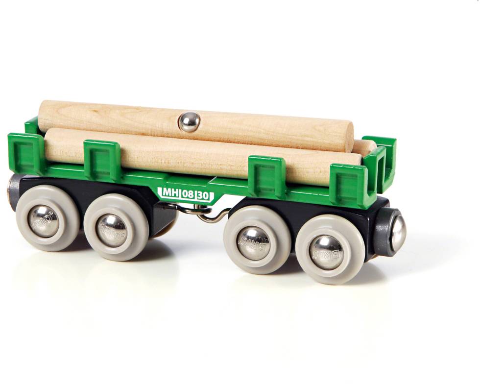 Brio 33696002 Wagon z ładunkiem drewna - obrazek 1