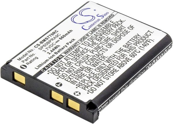 CS Cameron Sino Akumulator do myszy Zamiennik oryginalnego akumulatora 4-268-590-02, SP60, SP60BPRA9C Sony 3.7 V 660 mAh