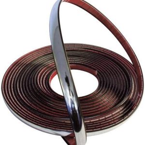 Listwa ozdobna, (L x W) 8000 mm x 12 mm, chrom ( błyszczący ). Listwa ozdobna, (L x W) 8000 mm x 12 mm, chrom ( błyszczący ).