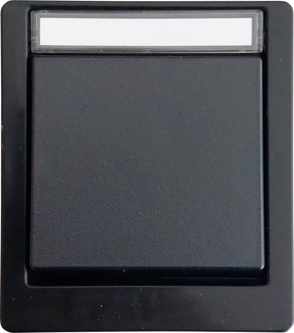 N & L 27620 Przełącznik Komplet Natynkowo czarny 1 szt. - obrazek 1
