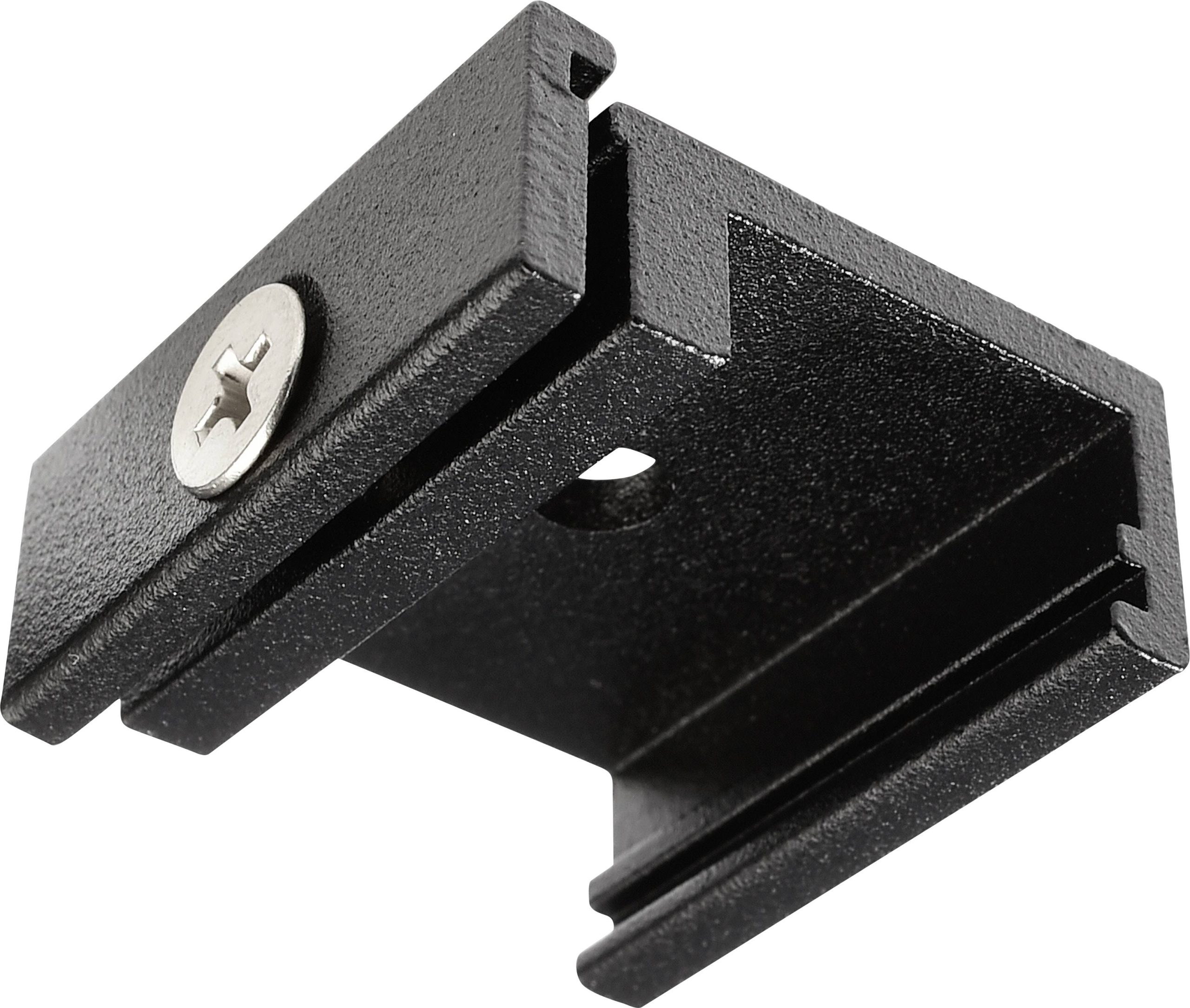 Deko Light 720033 D One Element systemu szynowego wysokonapięciowego Uchwyt sufitowy czarny - obrazek 1