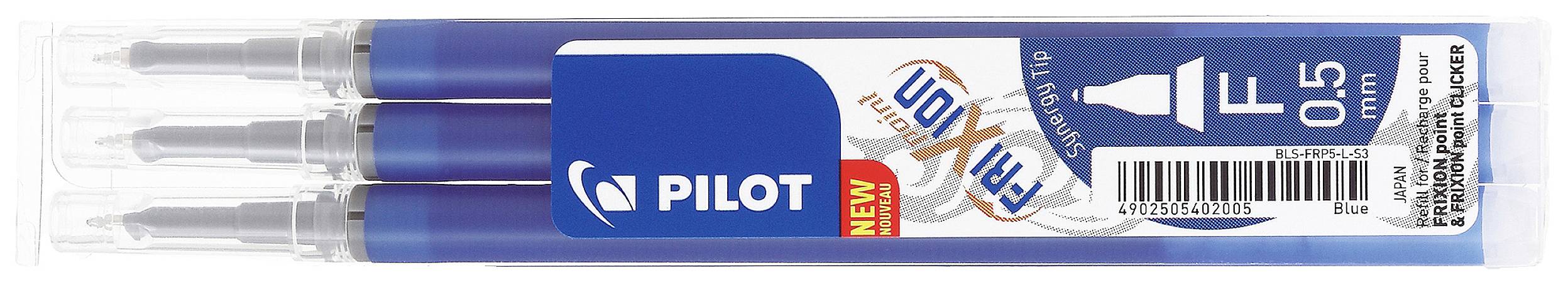 Pilot Wkład do pióra kulkowego FriXion Point BLS-FRP5-S3 2265003F niebieski 0.3 mm niezmywalny: Nie - obrazek 1