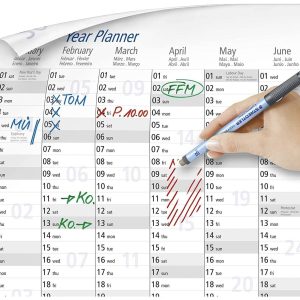 Staedtler Kalendarz ścienny 641 YP-1DE 641 YP-1DE DIN A1 14 miesięcy / 1 strona 1 szt. Staedtler Kalendarz ścienny 641 YP-1DE 641 YP-1DE DIN A1 14 miesięcy / 1 strona 1 szt.